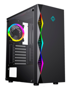 Корпус GMNG OGC-G110 черный без БП ATX 5x120mm 2xUSB2.0 1xUSB3.0 audio bott PSU